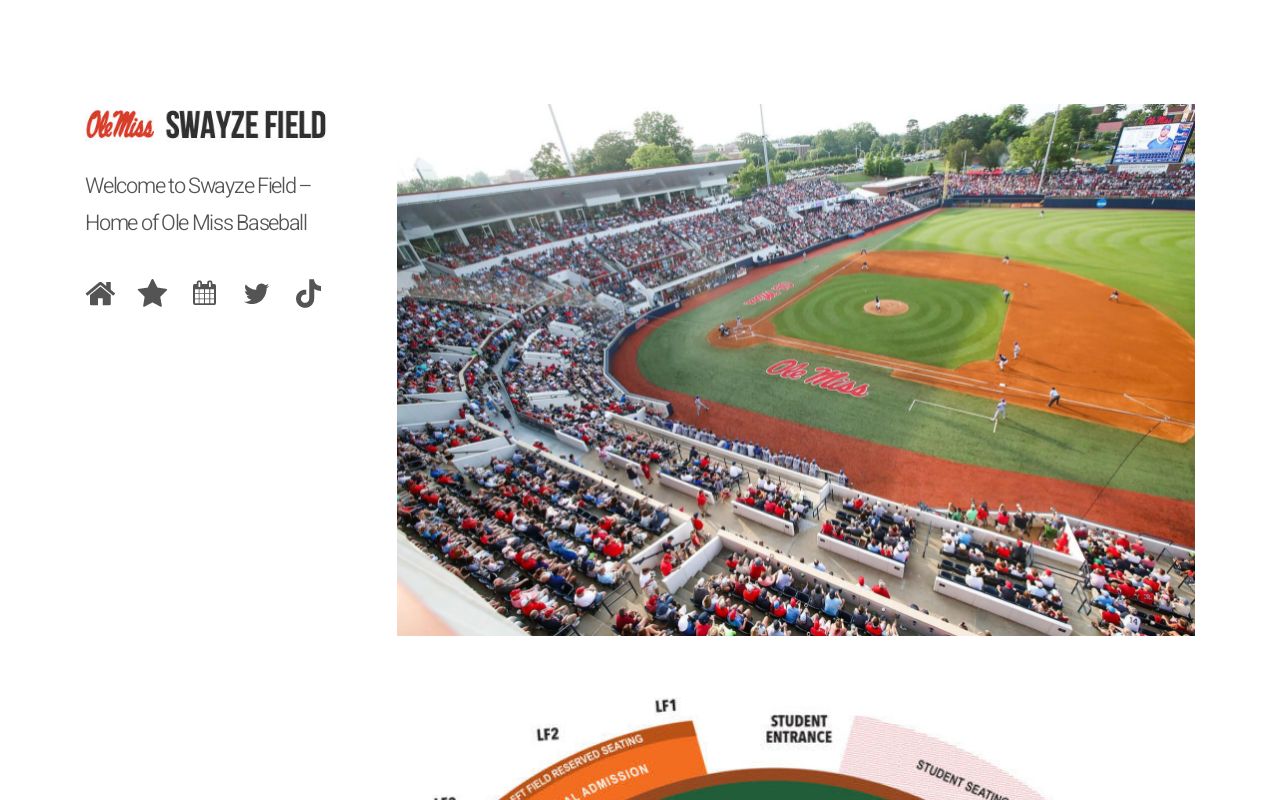 Swayze Field Home of Ole Miss Baseball